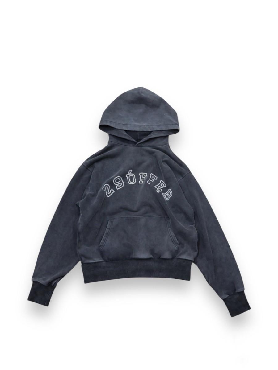 29offeb 24AW Leap Year Row Cut Hoodie