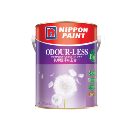 立邦 抗甲醛淨味五合一竹炭配方內牆乳膠漆 (5升)