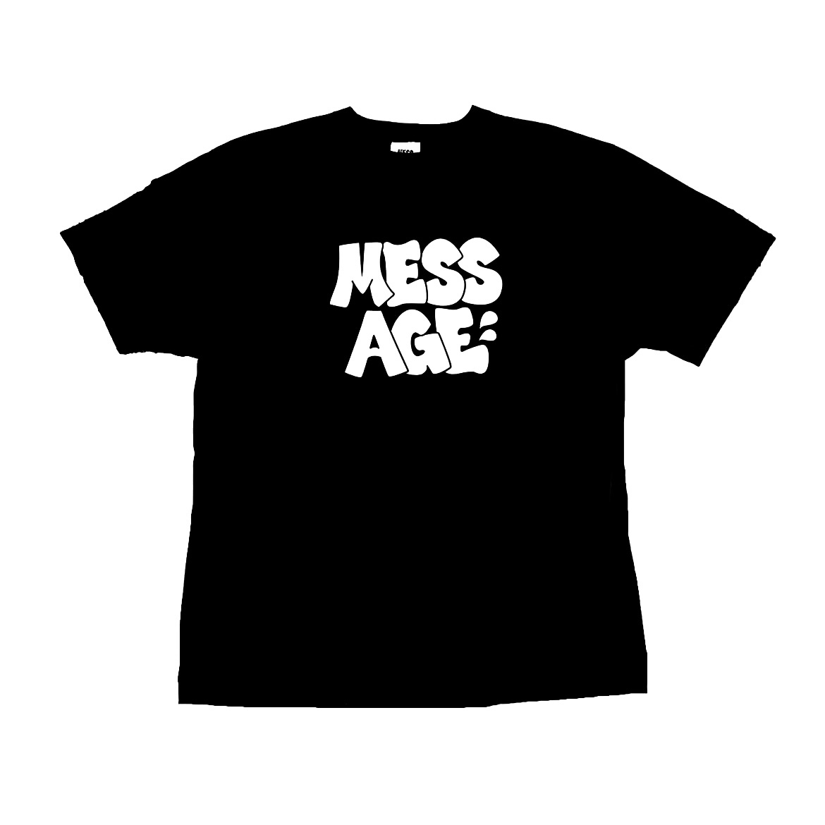 MESS-AGE LOGO T  黑/白