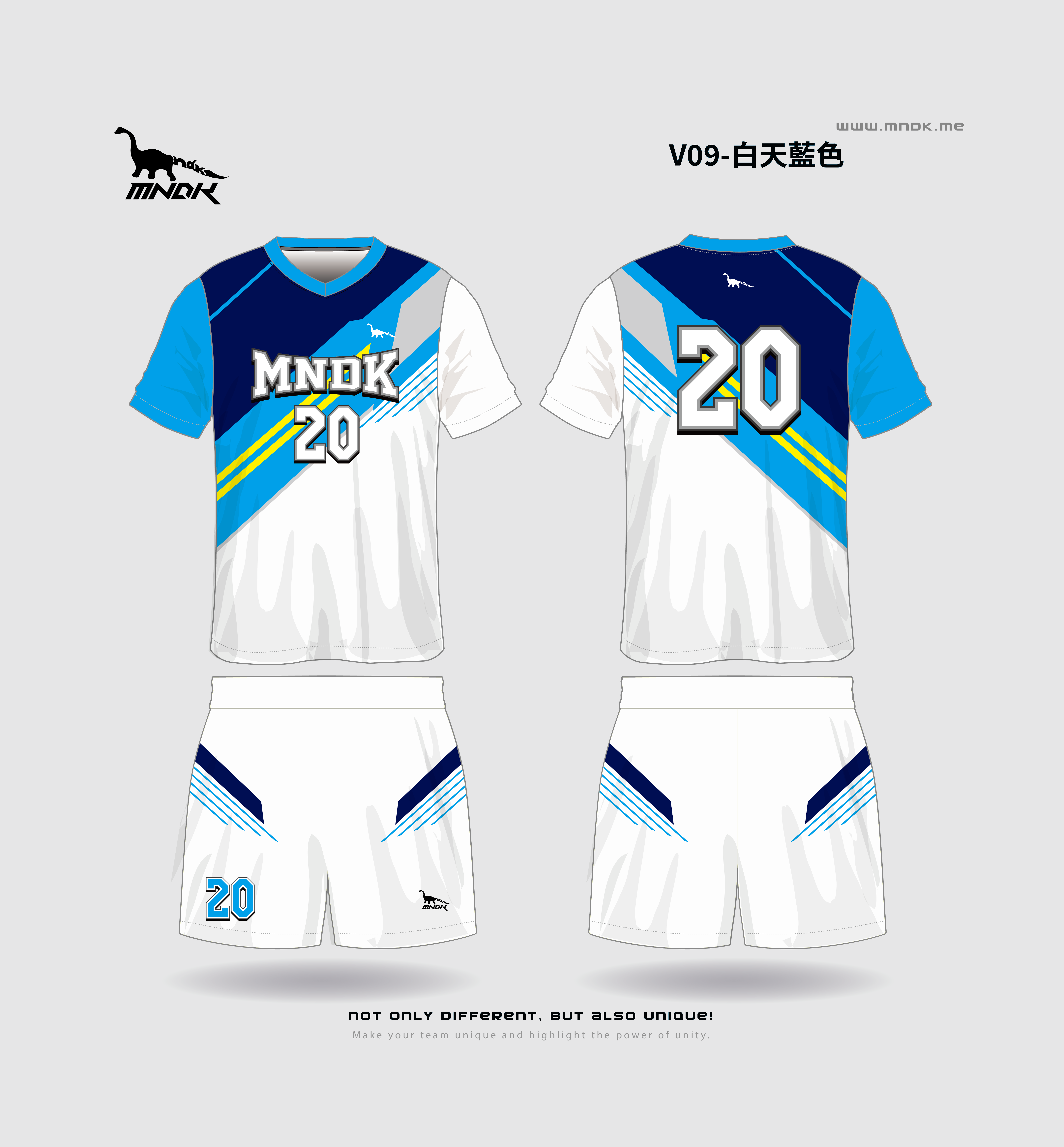 MNDK莫納帝克｜客製化團體服｜專業運動服｜公司制服｜台中-排球V09