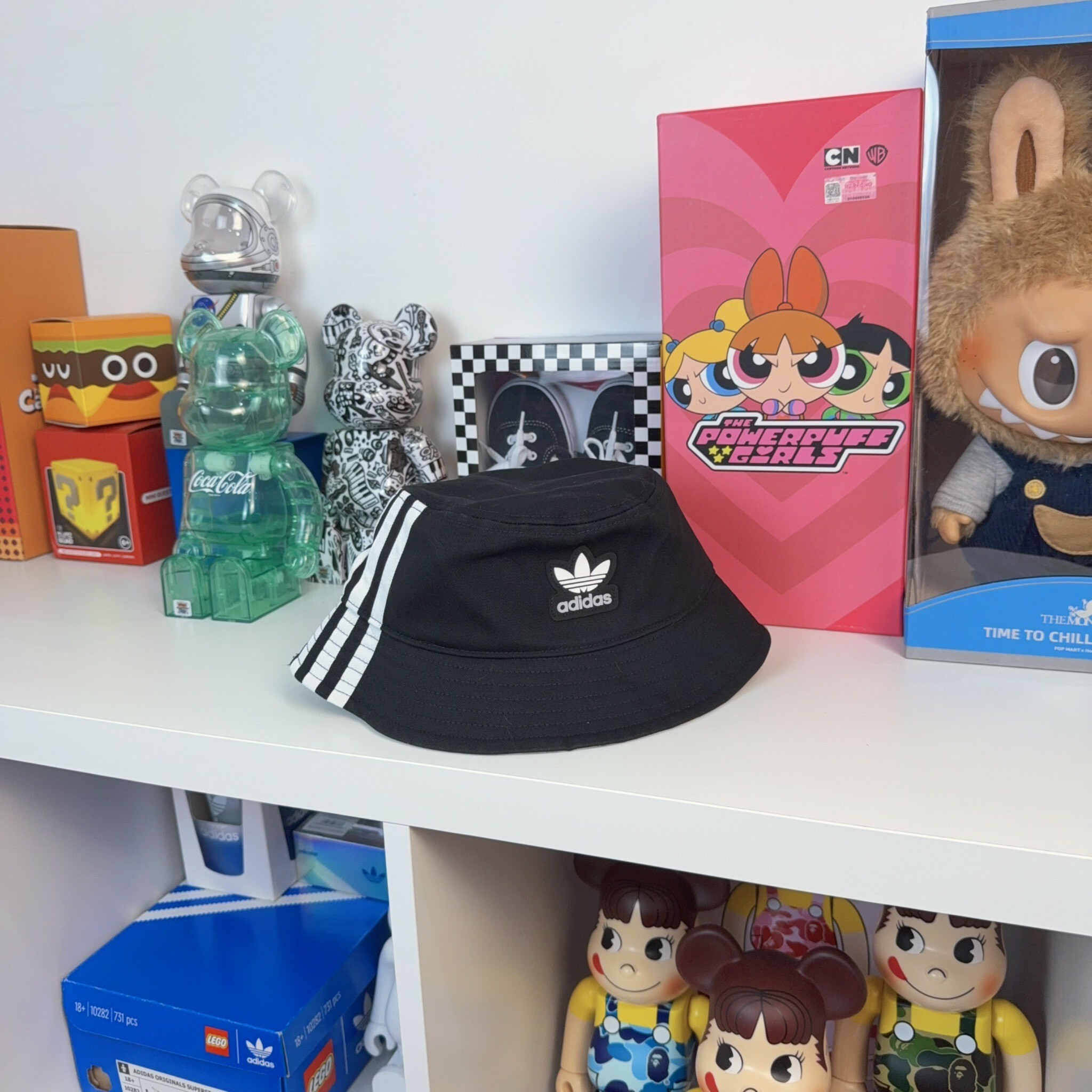 Adidas Bucket 黑色 水磨石 石洗 斜紋布 漁夫帽 帽子 II0744