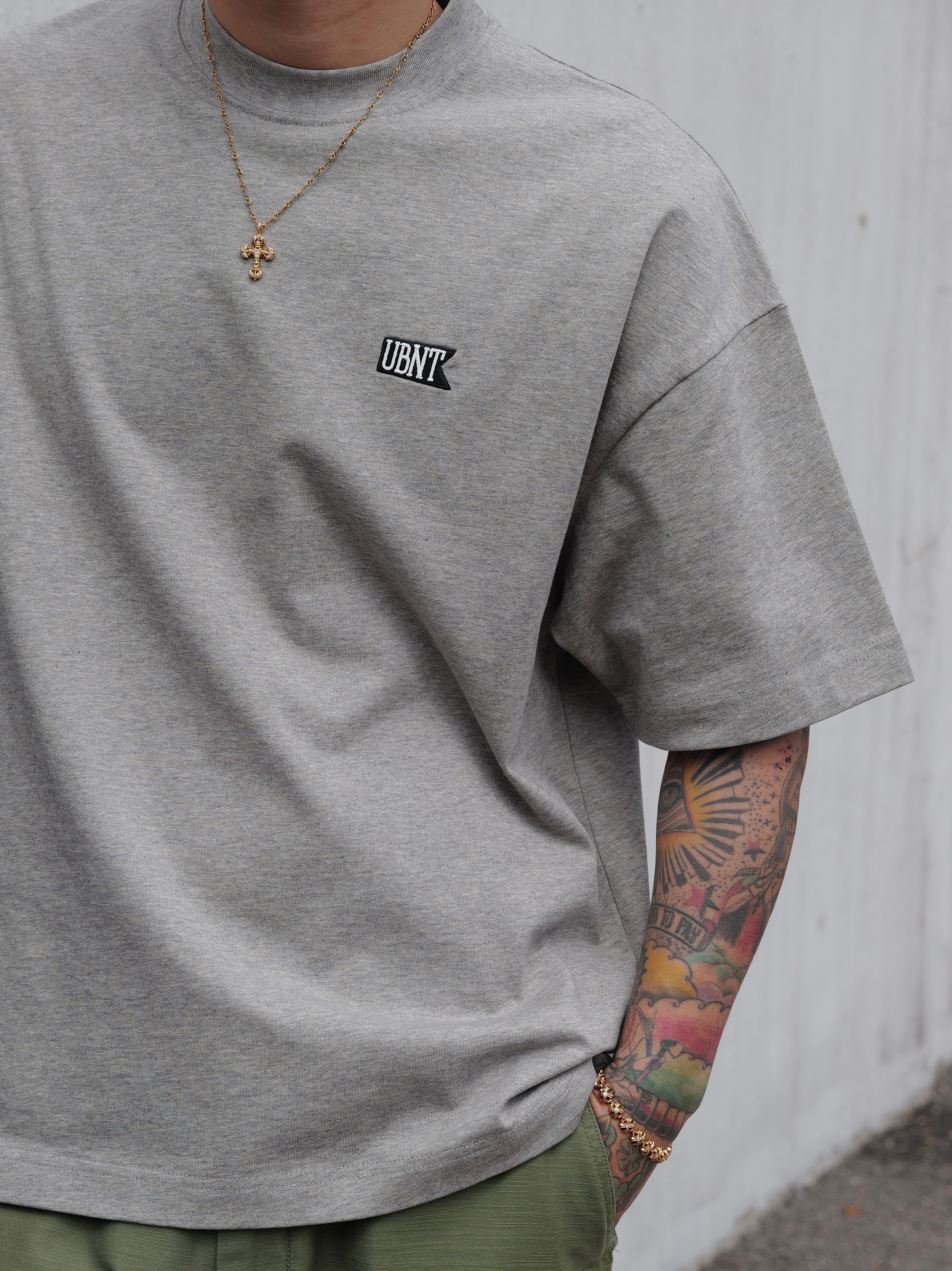 Unbent 25 s/s 刺繡logo Tee