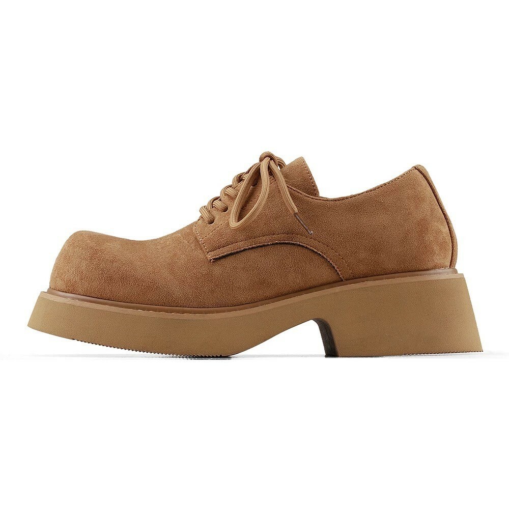 HANQIA 米奇 厚底 休閒 德比鞋 #鞋子