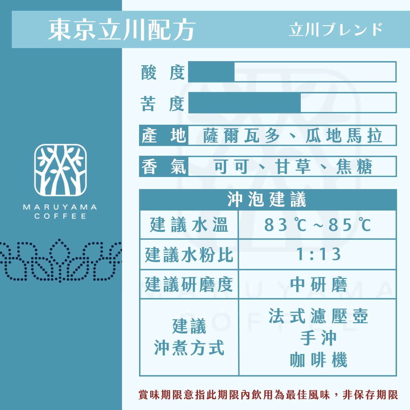 【24H出貨】𝗠𝗮𝗿𝘂𝘆𝗮𝗺𝗮丸山咖啡 立川限定混合