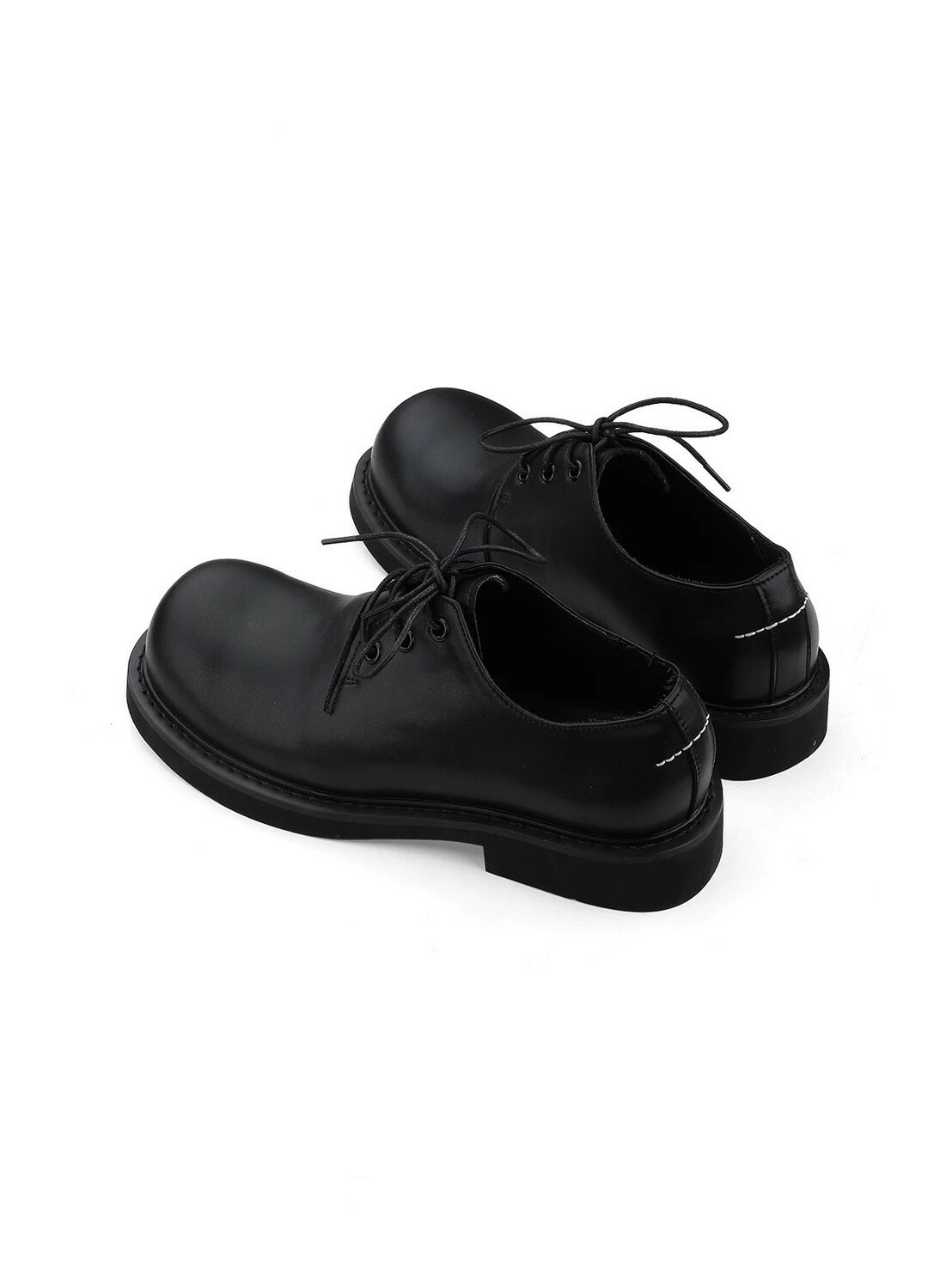 HANQIA 後跟 刺繡 休閒德比鞋 真皮 #鞋子