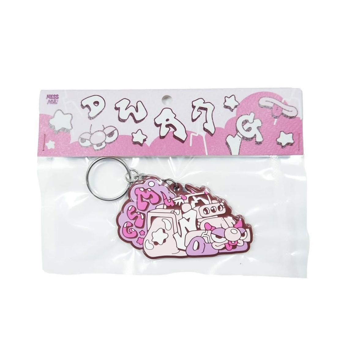 Dwang x Mess-age Keychain 車車鑰匙圈 pink