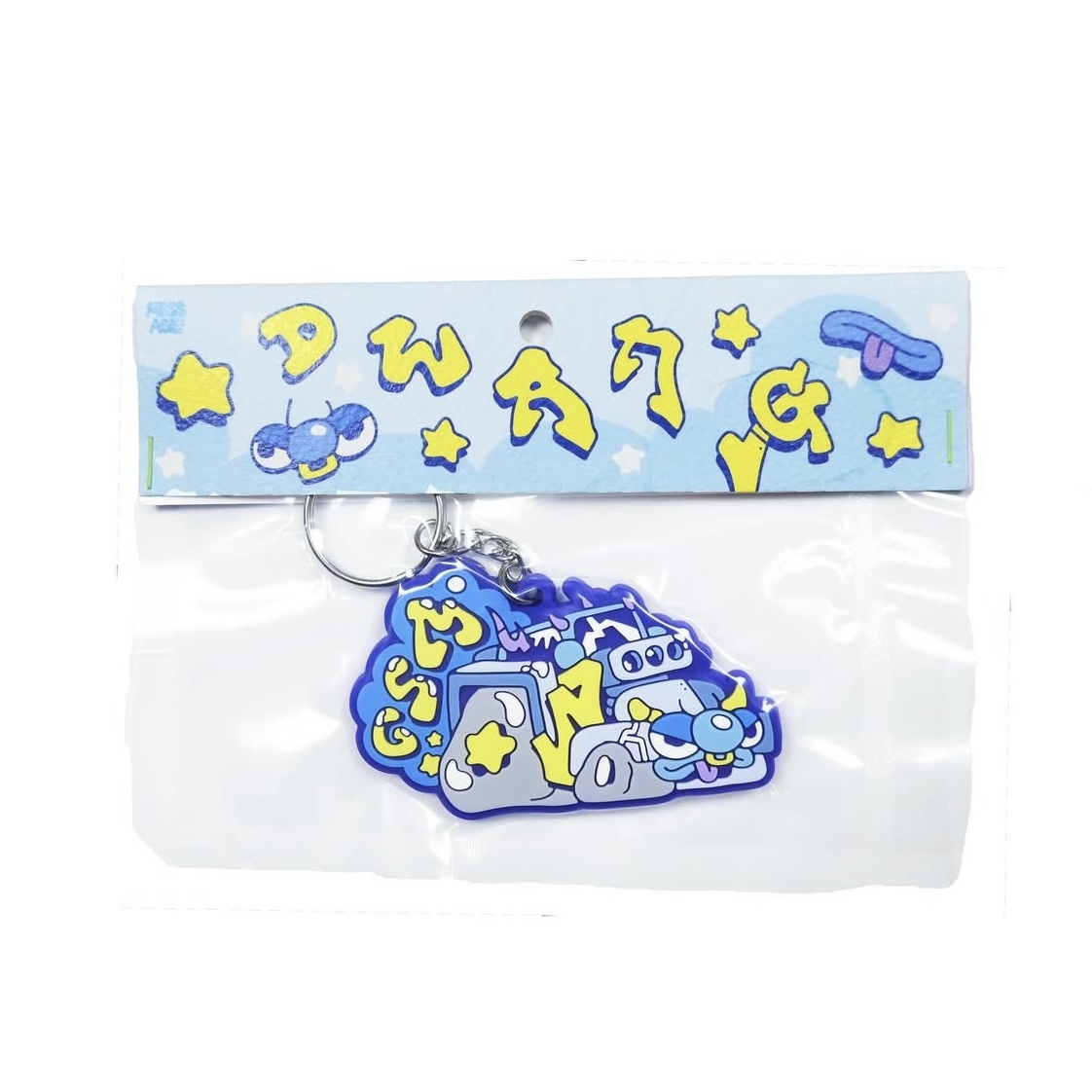 Dwang x Mess-age Keychain 車車鑰匙圈 blue
