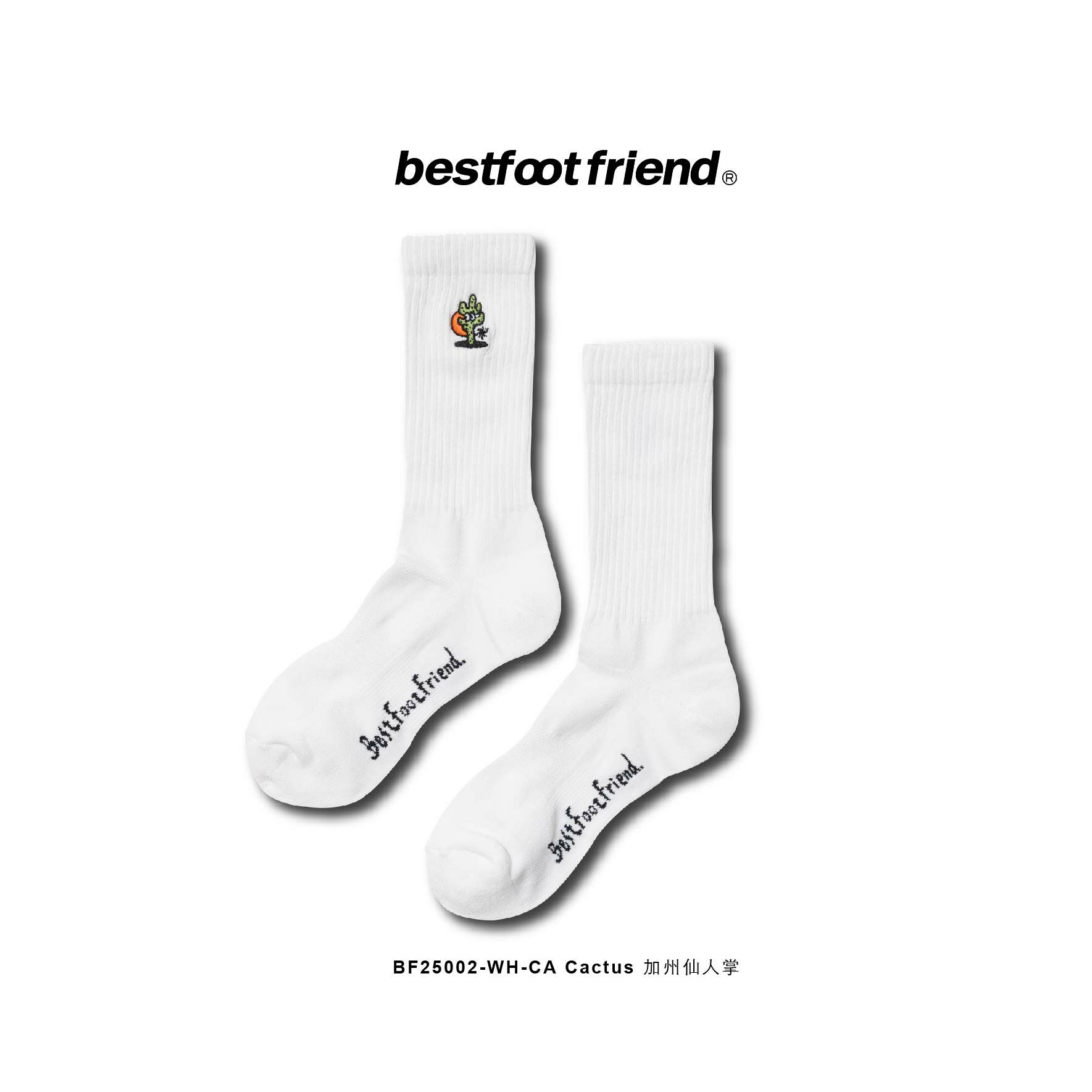 Best Foot Friend CA Cactus Socks