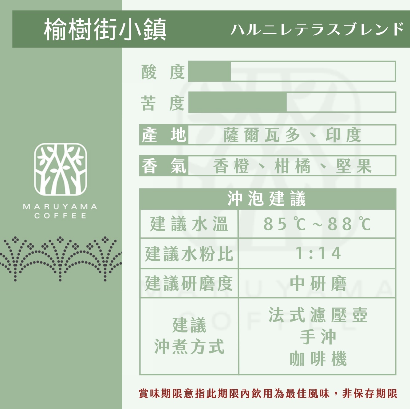 【24H出貨】𝗠𝗮𝗿𝘂𝘆𝗮𝗺𝗮丸山咖啡 榆樹街小鎮