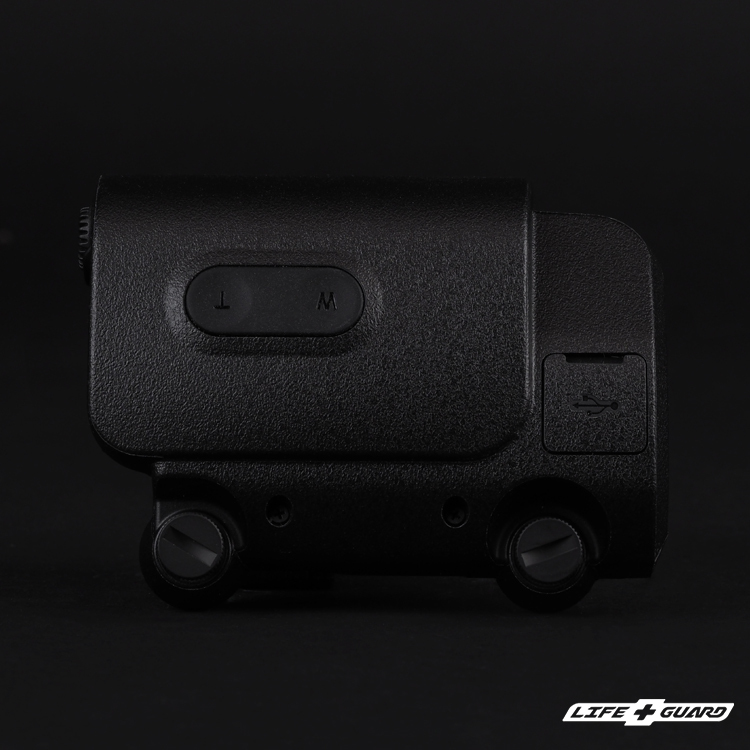 LIFE+GUARD 電動變焦轉接器貼膜安裝示意，適用 Canon PZ-E2