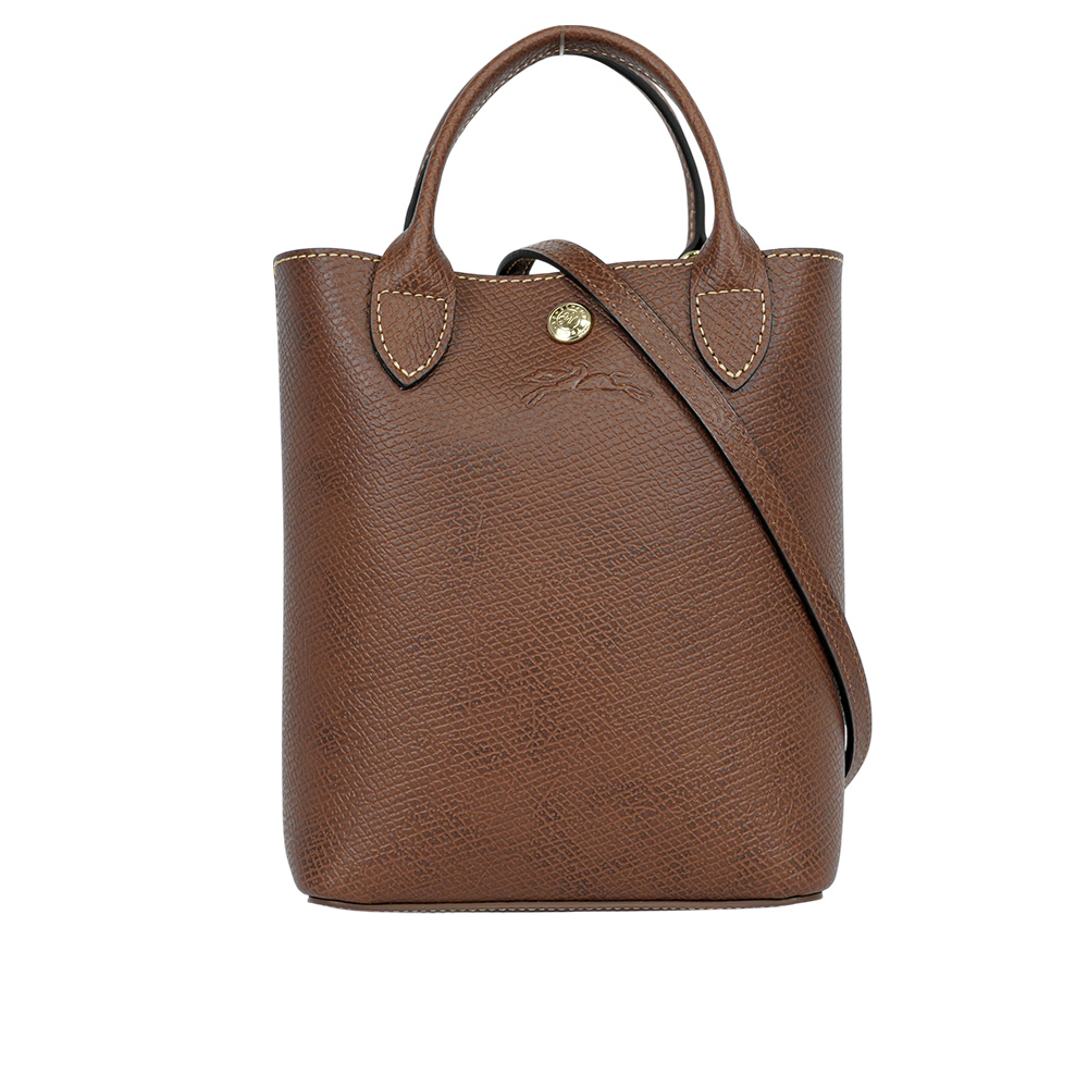 【LONGCHAMP】Epure XS 牛皮手提/斜背二用迷你托特包(棕色)10269 HYZ 035