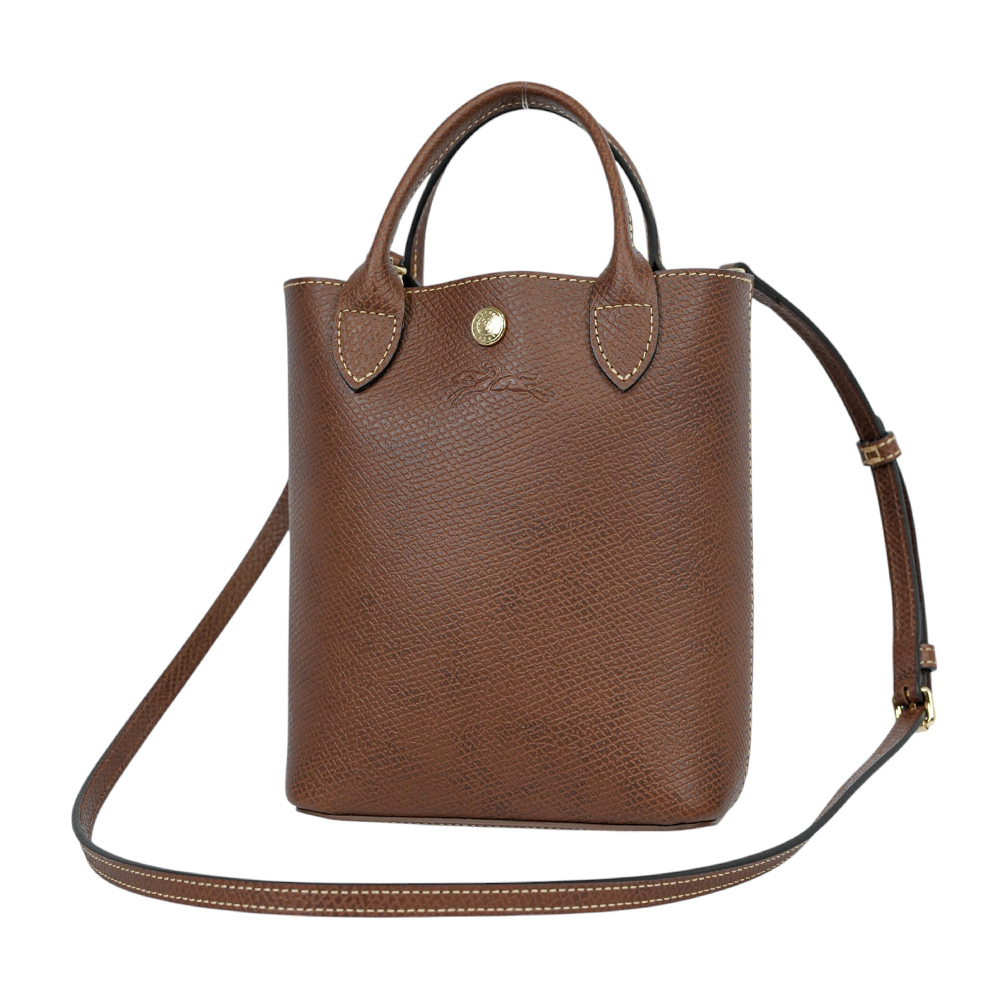 【LONGCHAMP】Epure XS 牛皮手提/斜背二用迷你托特包(棕色)10269 HYZ 035