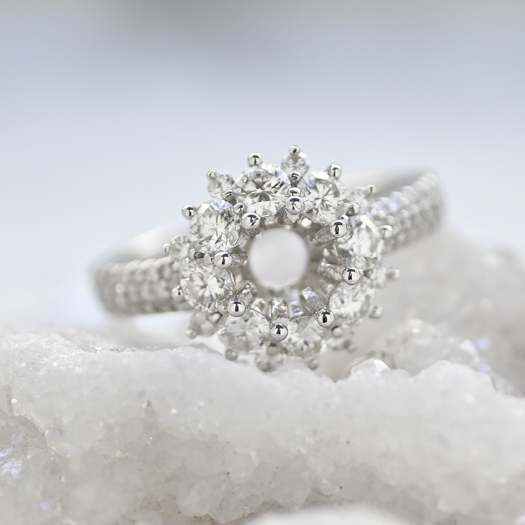 18K 1.0ct Eleganza Diamond Ring Setting