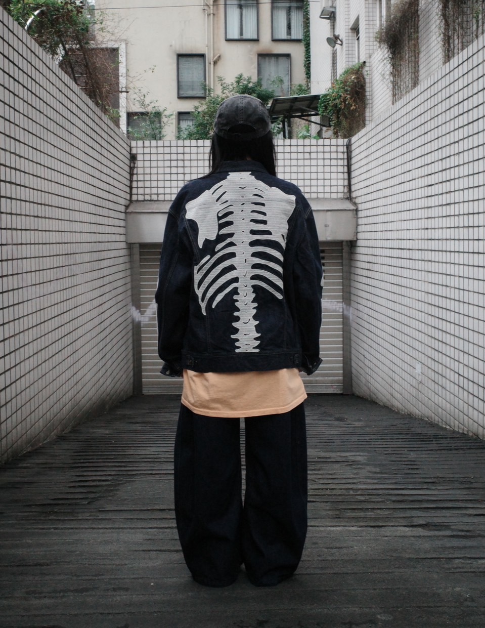 <快速出貨>KAPITAL 骨頭 丹寧排釦外套