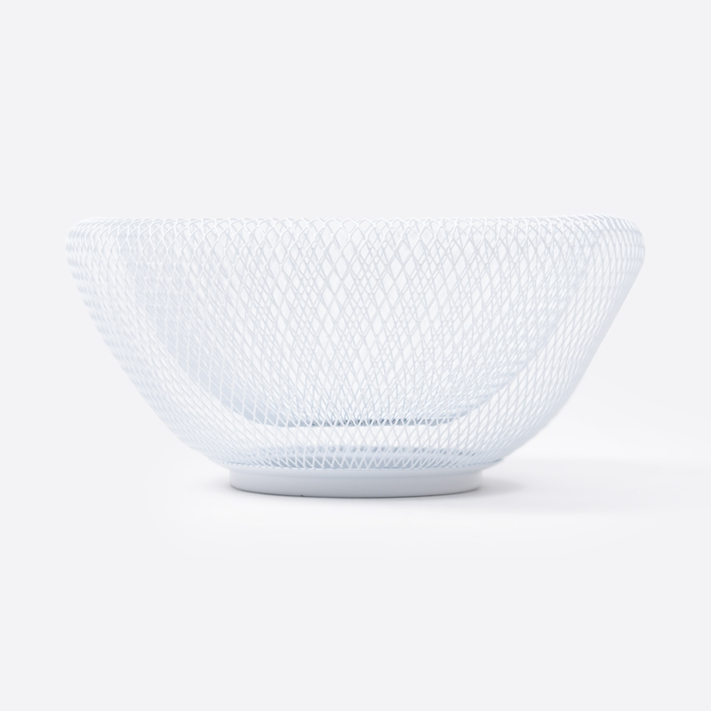 SP 金屬置物籃/白 24.5x11x24.5cm