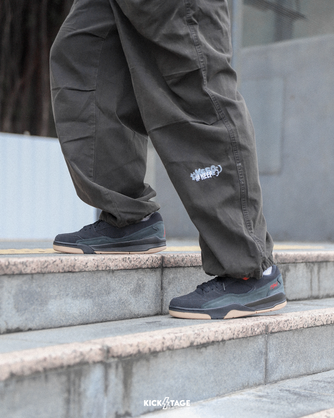 男鞋 NIKE JORDAN FLIGHT COURT 黑紅 小刺繡 麂皮 復古 籃球鞋【HF3255-001】