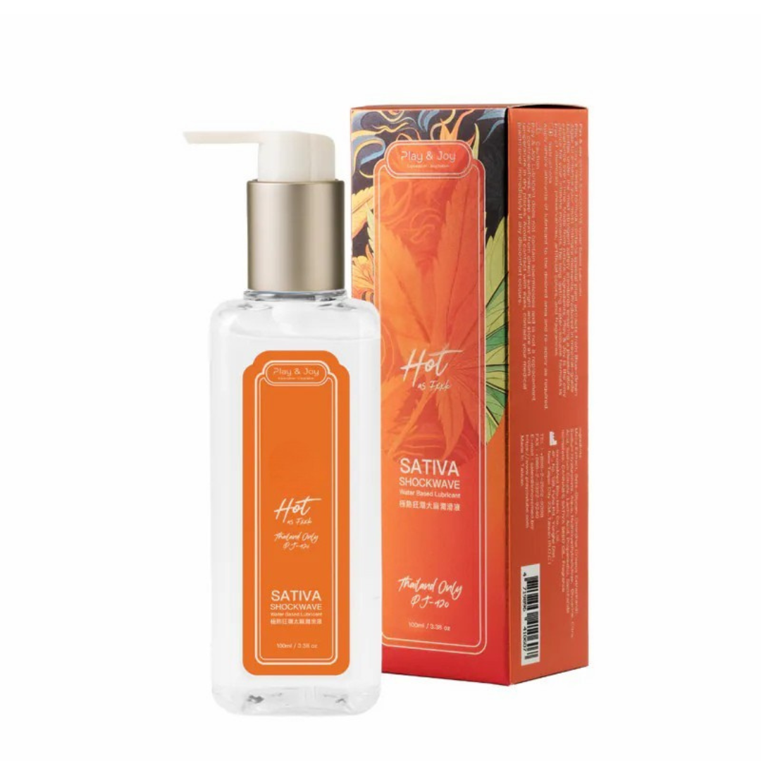 Play & Joy SATIVA Extremely Hot water-based Lubricant - 100 ml