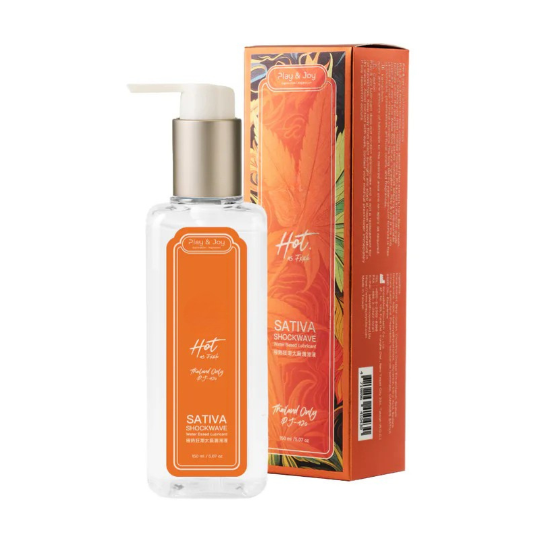 Play & Joy SATIVA Extremely Hot water-based Lubricant - 150 ml