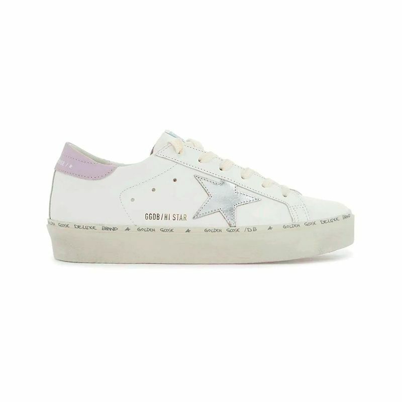 1YY0213-319 GOLDEN GOOSE Hi Star Sneakers White #GWF00118F00684510527 (S-NB-E)
