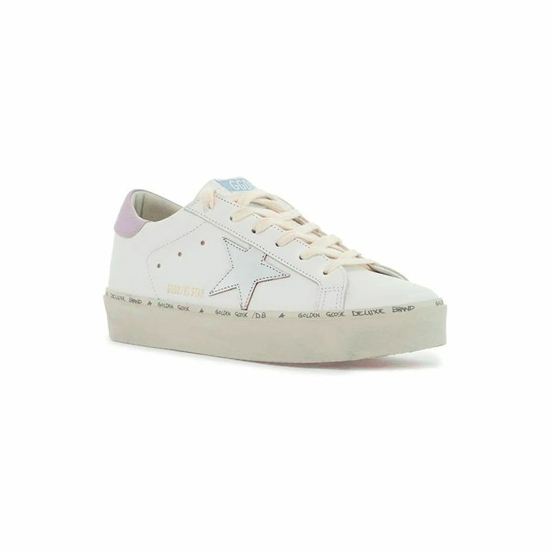 1YY0213-319 GOLDEN GOOSE Hi Star Sneakers White #GWF00118F00684510527 (S-NB-E)
