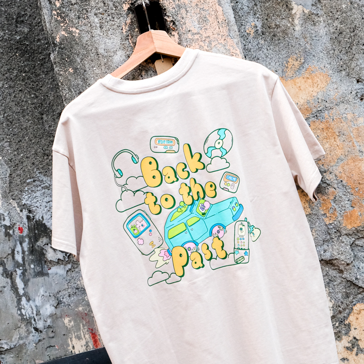 Kingjun｜Tee｜BT回到過去款｜米色