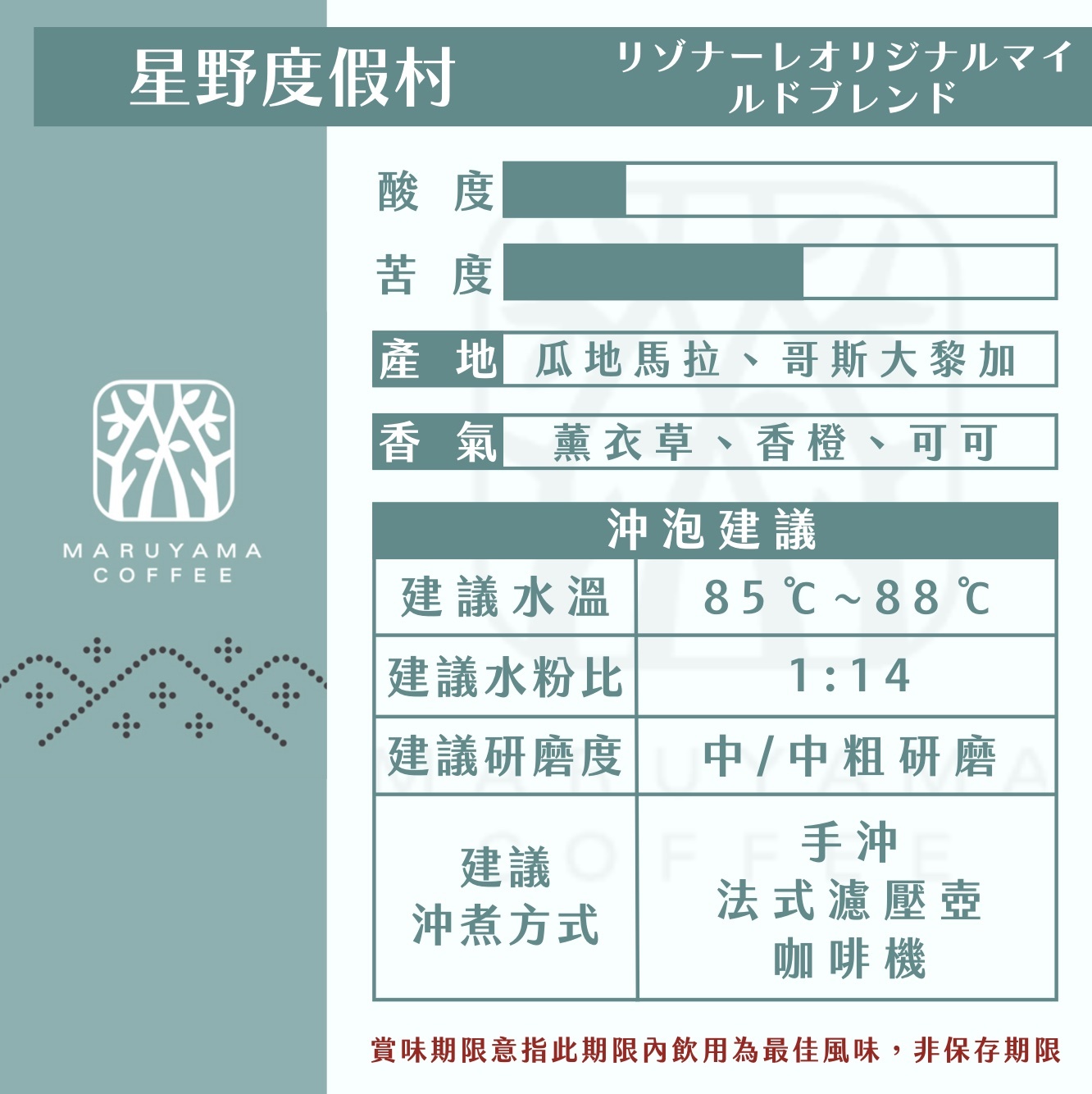 【24H出貨】𝗠𝗮𝗿𝘂𝘆𝗮𝗺𝗮丸山咖啡 星野度假村咖啡豆