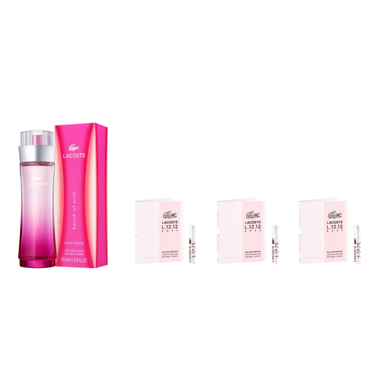 LACOSTE TOUCH OF PINK X L.12.12 ROSE 香水套裝