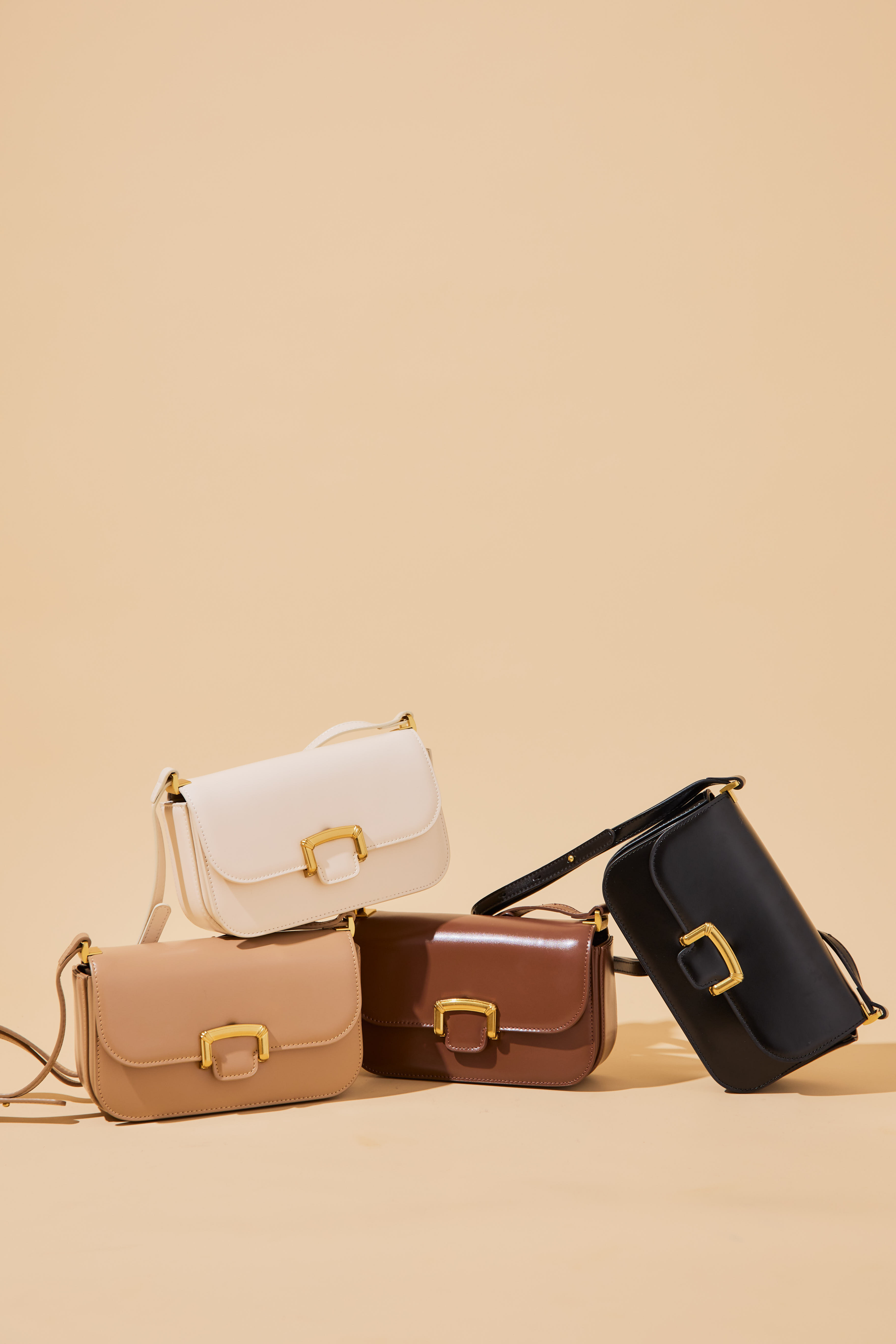 * 輕奢質感真皮單肩包