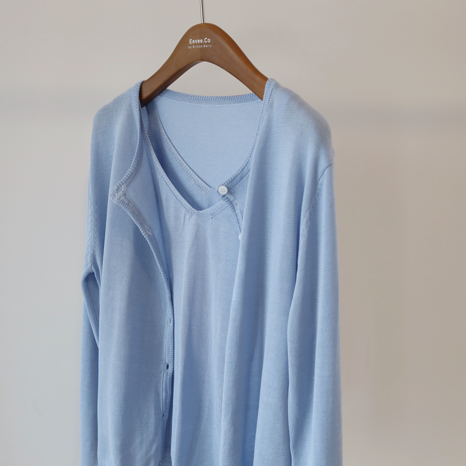 現貨 7152 簡約天絲針織兩件套