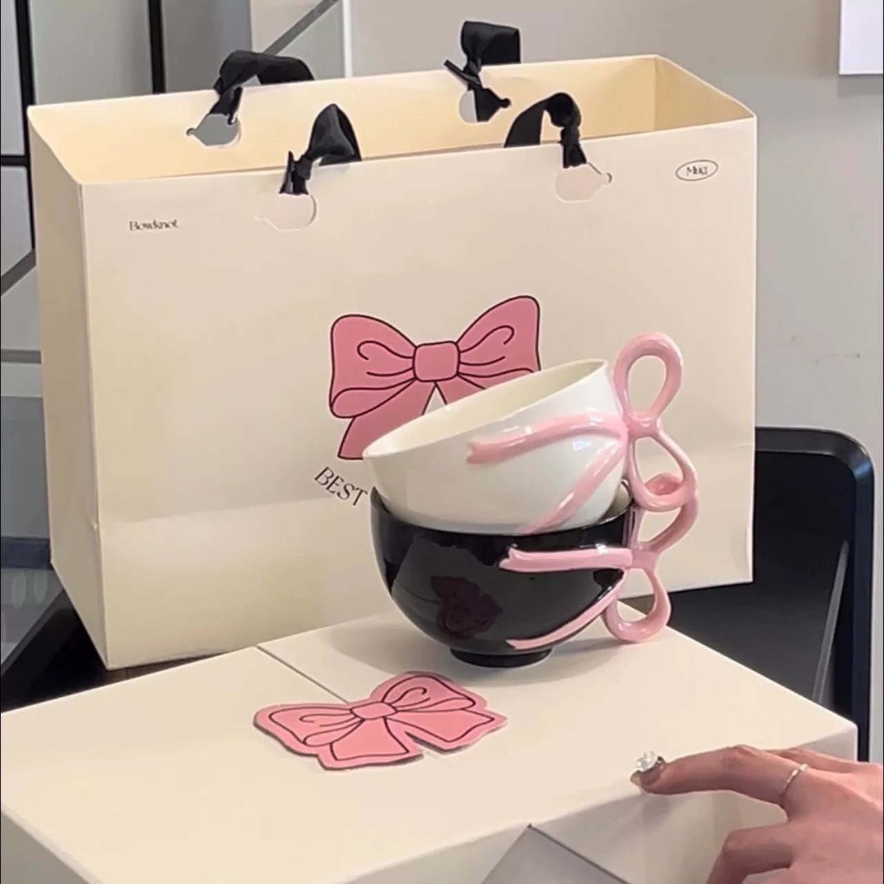 在逃公主 蝴蝶結系列 陶瓷馬克杯 350ml