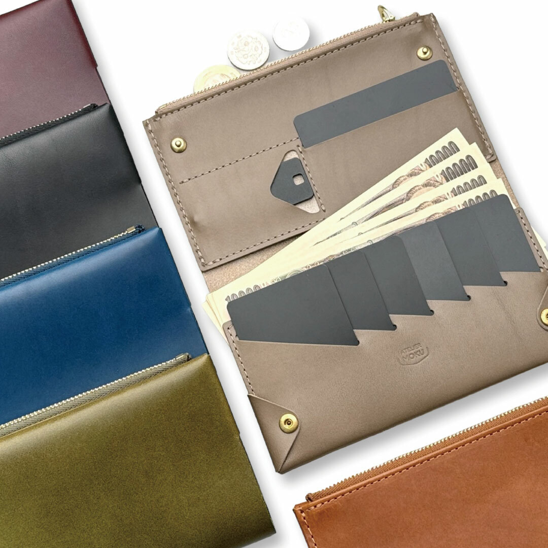 [ATELIER MOKU] 小而薄的長皮夾 | UNO ver.2 Buttero