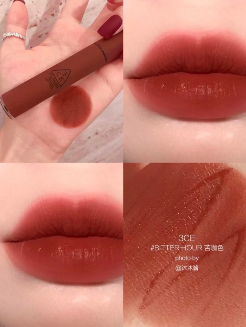3CE 紅管 絲絨慕斯霧面唇釉