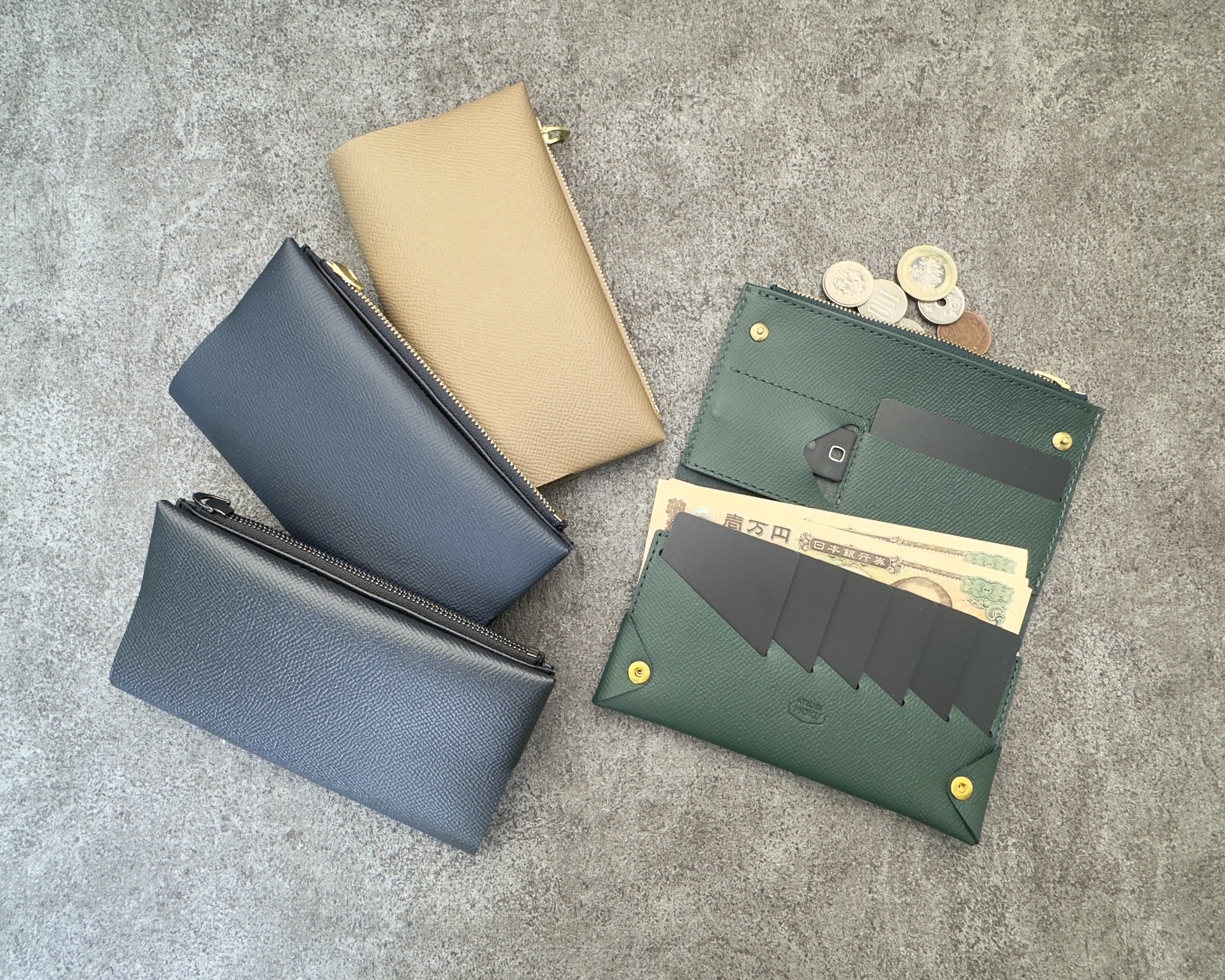 [ATELIER MOKU] 小而薄的長皮夾 | UNO ver.2 Noblessa