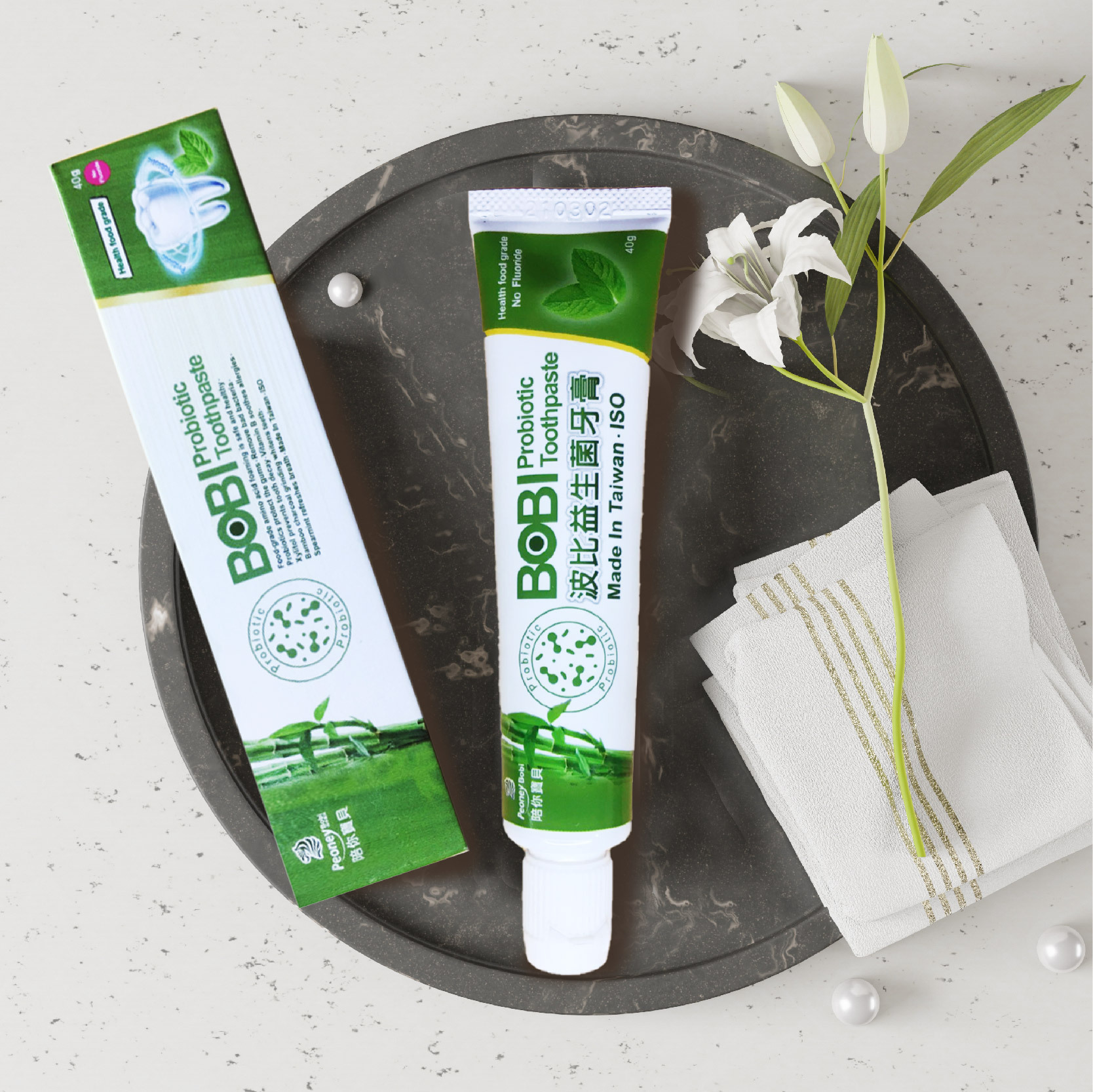 【單支裝】波比益生菌無氟牙膏～清新健康好口氣【八點檔天之驕女推薦 】