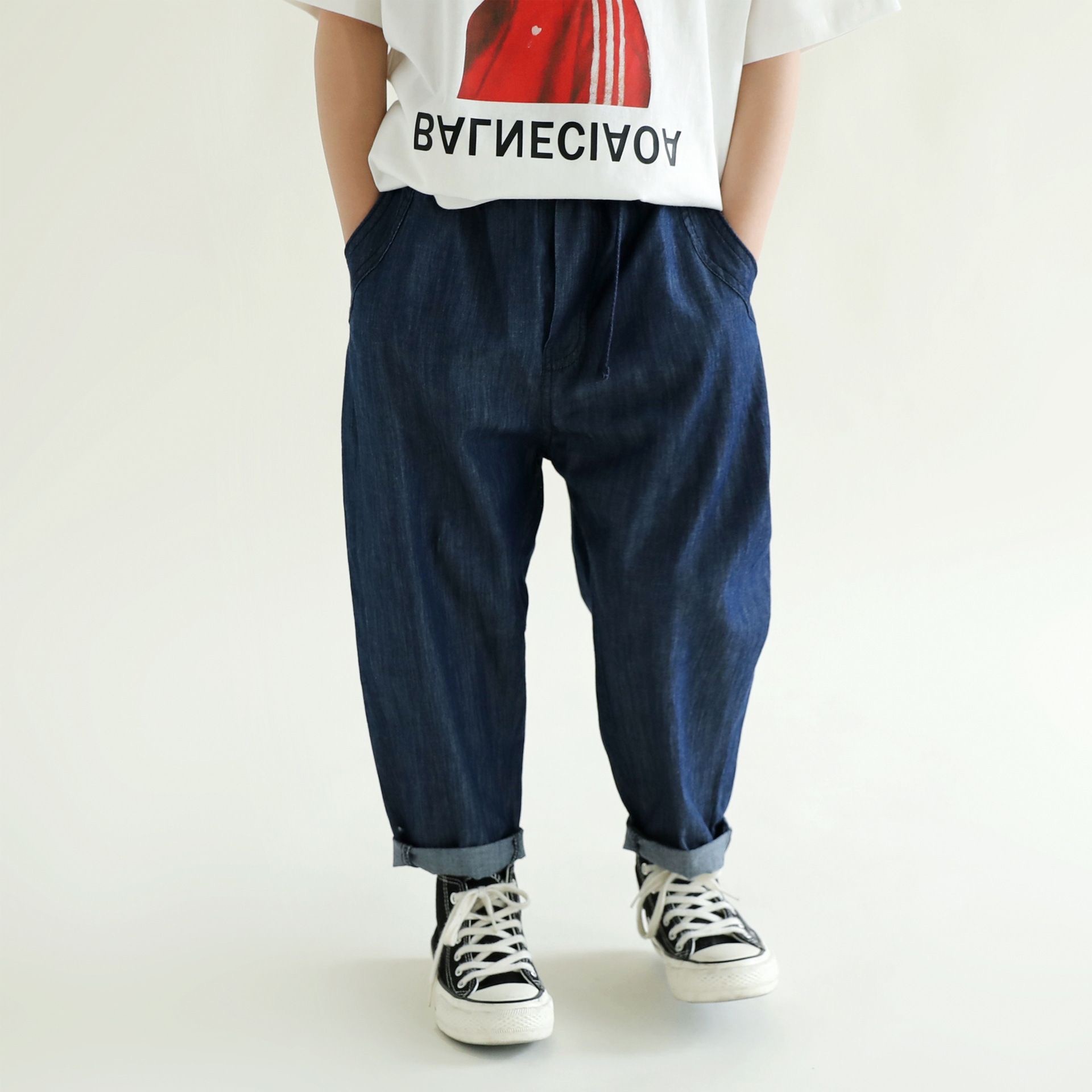 透氣天絲棉牛仔褲