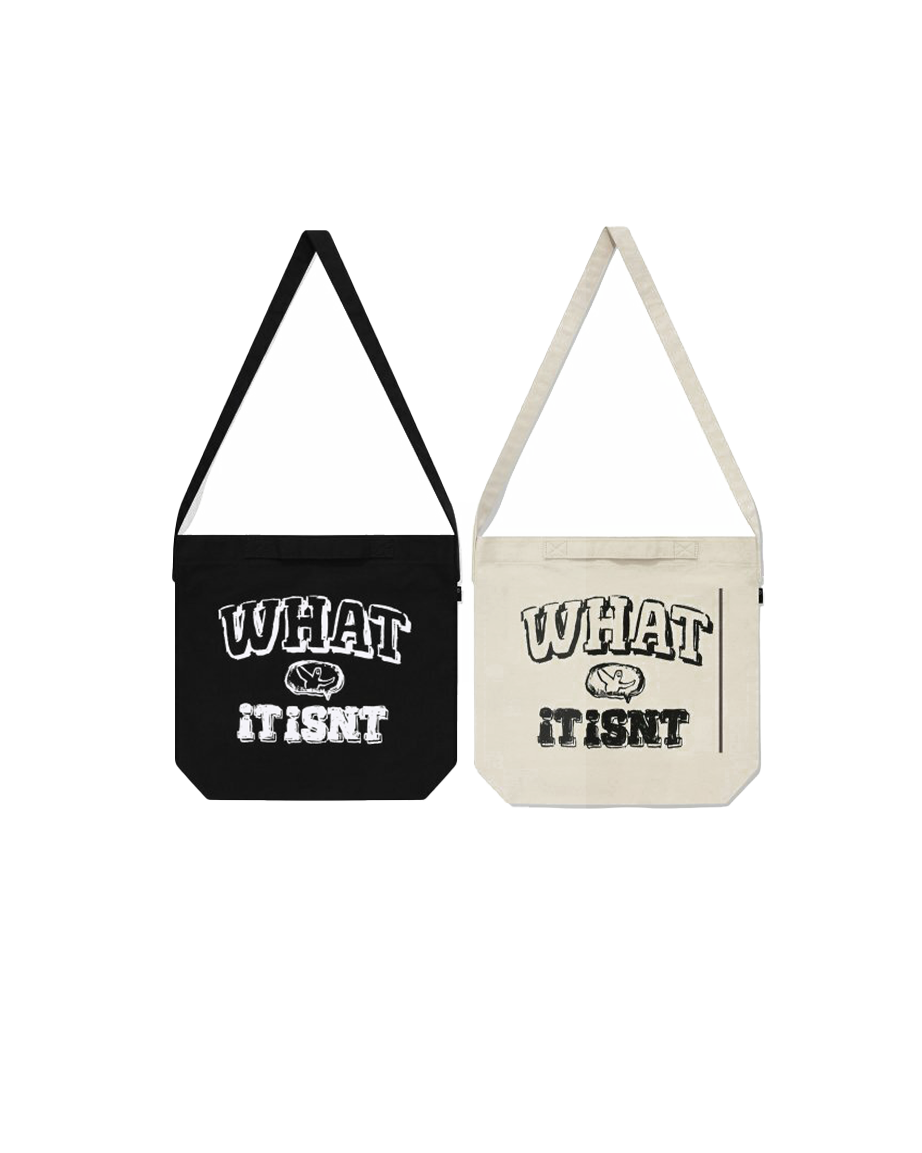 小飛人噴漆風印花3ways袋