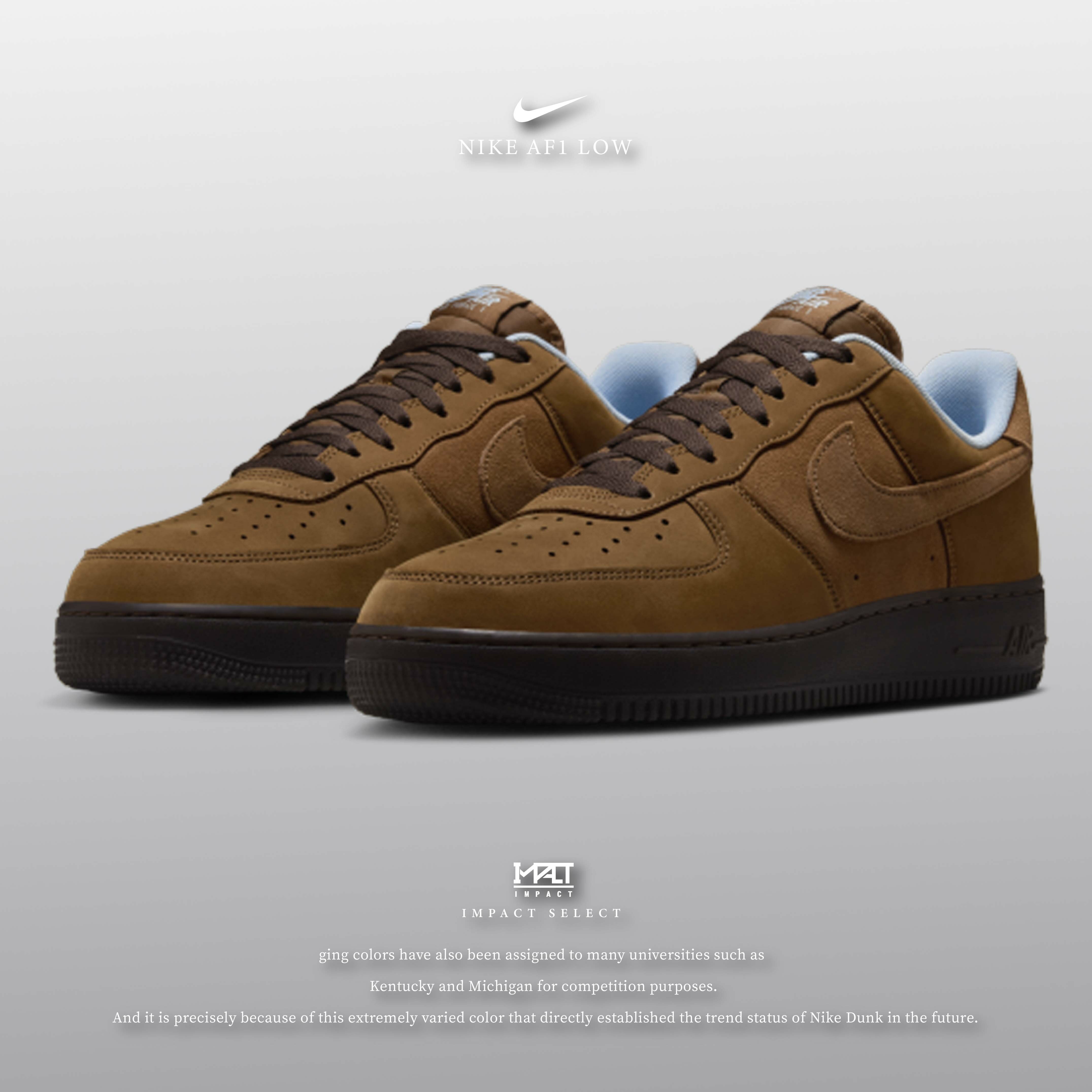 NIKE AIR FORCE 1 AF1 焦糖可可 麂皮 小麥色 復古 板鞋 休閒鞋 IB4617-222