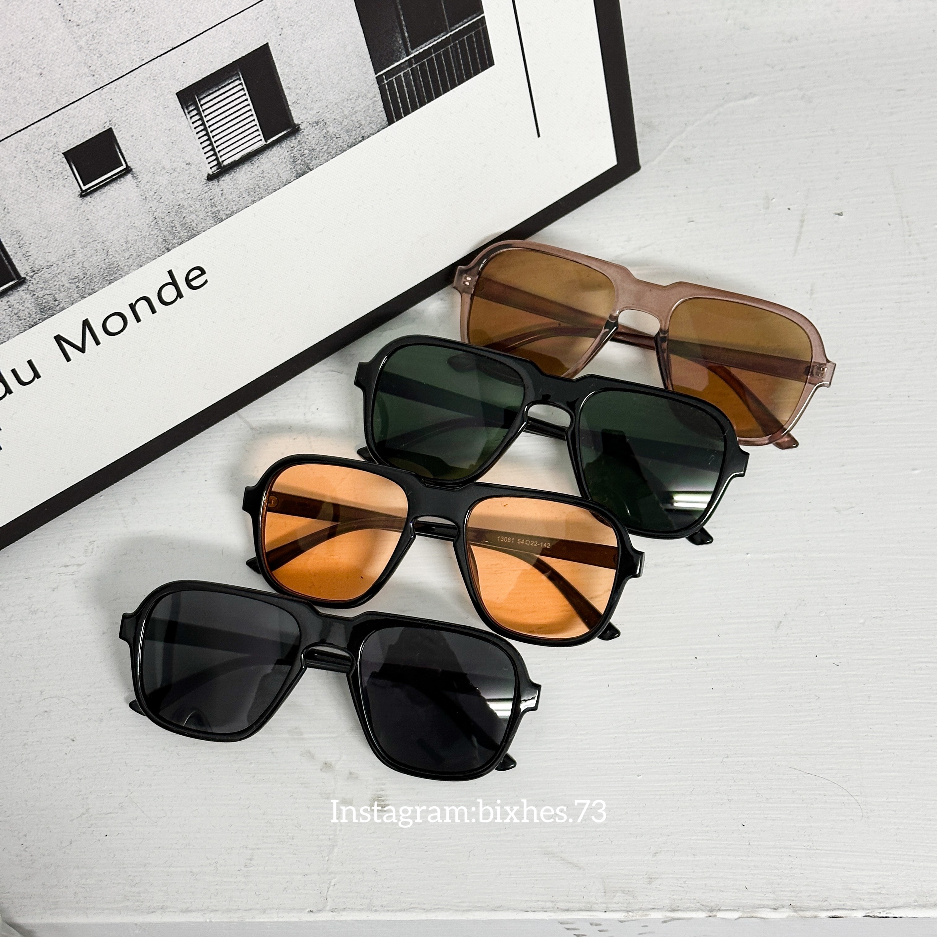 膠片平架墨鏡(J00024)