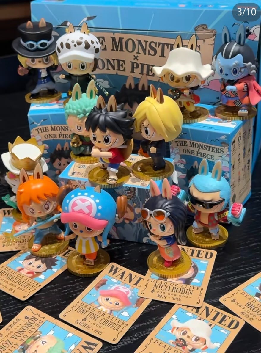 labubu 海賊王 官方正品