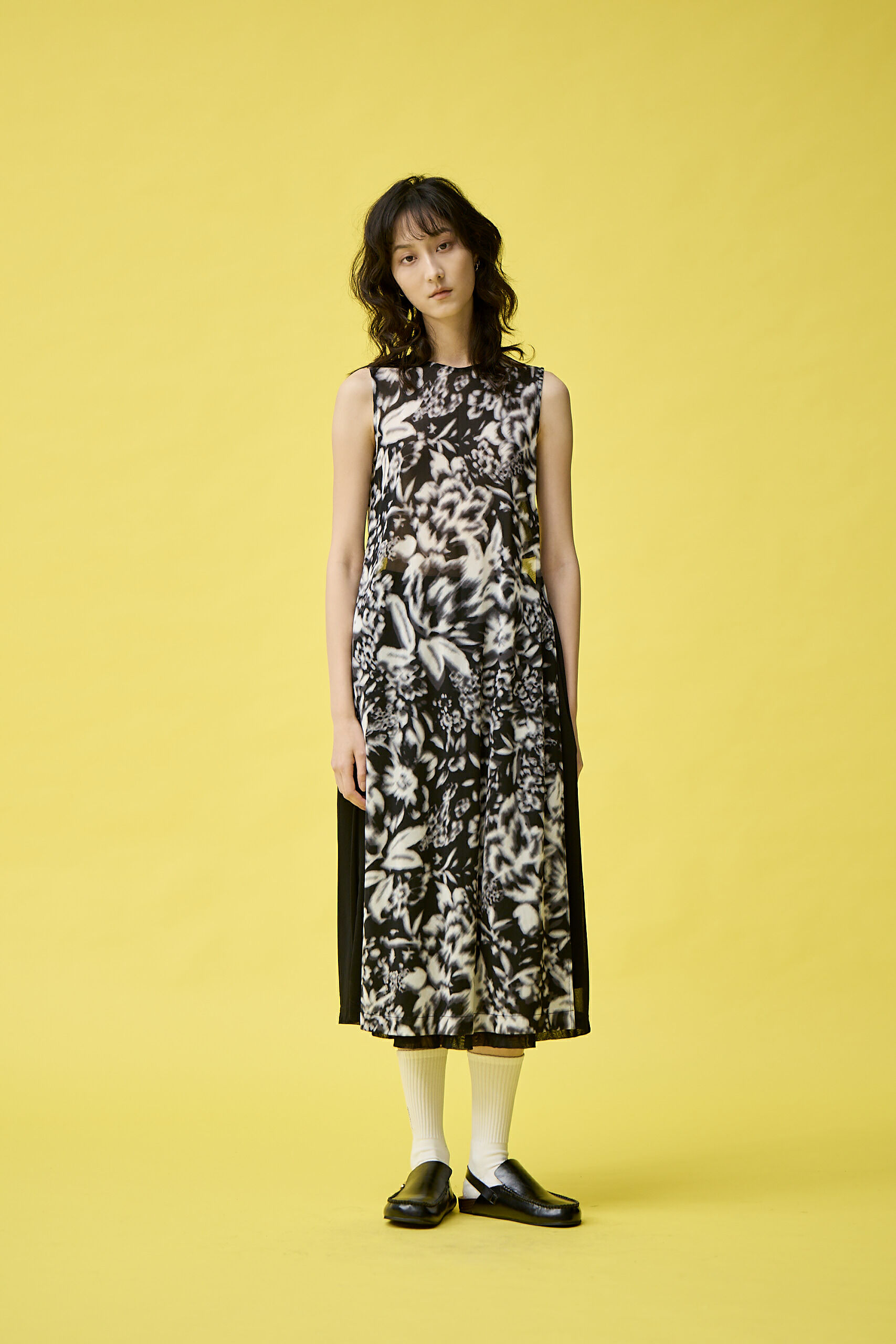 前長後短兩件式洋裝