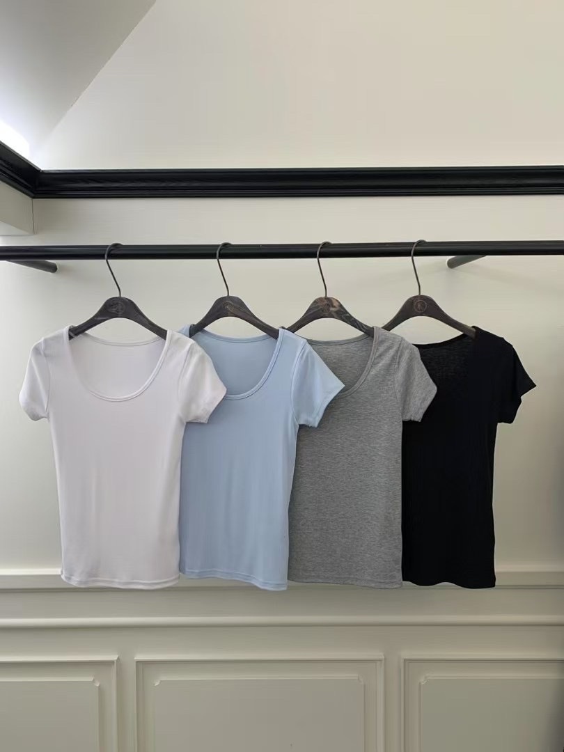 兩面穿打底短Top