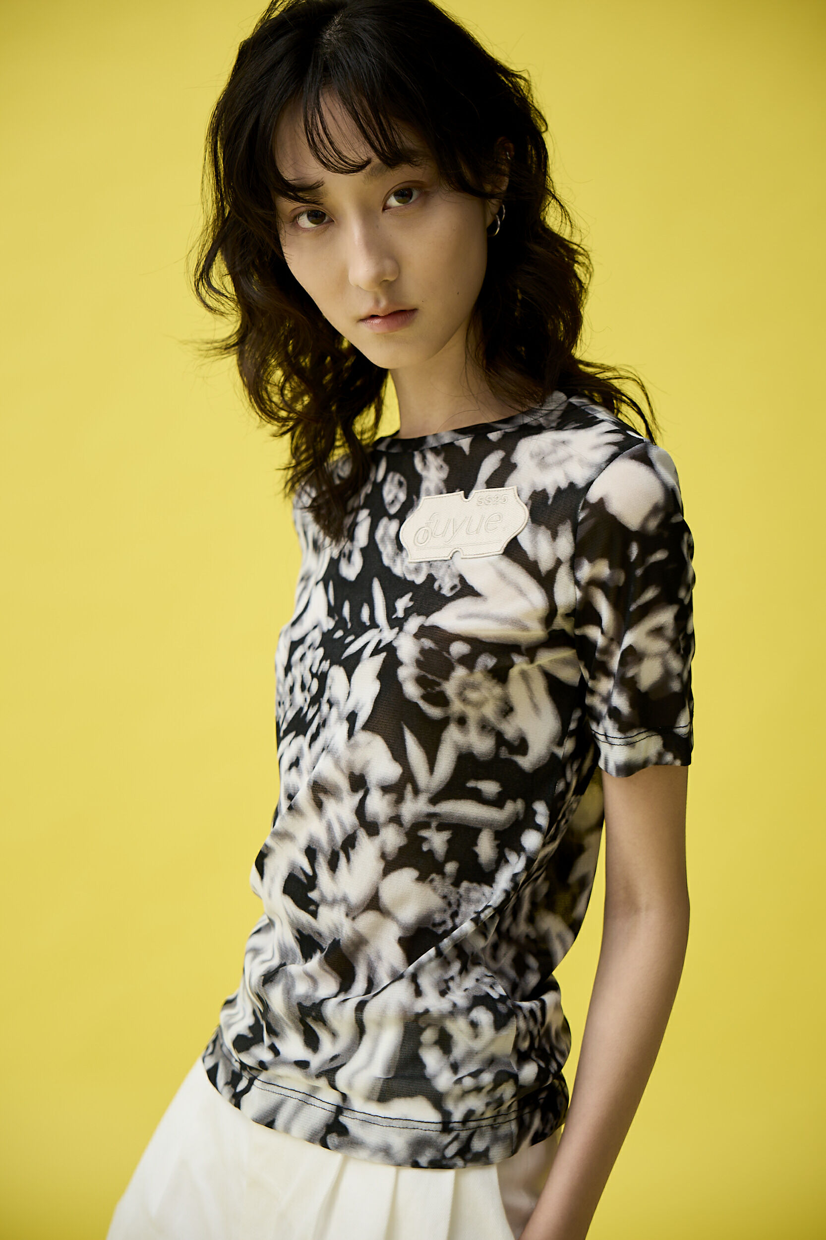 大圖章短袖上衣