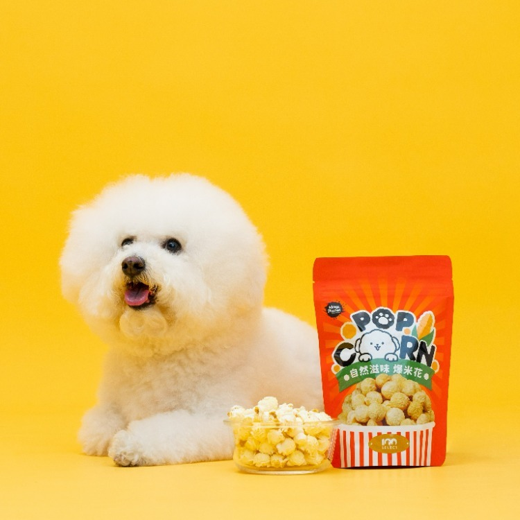 100% SELECT 獸醫嚴選】星球工坊X 犬用天然爆米花｜純淨原味、低負擔零食