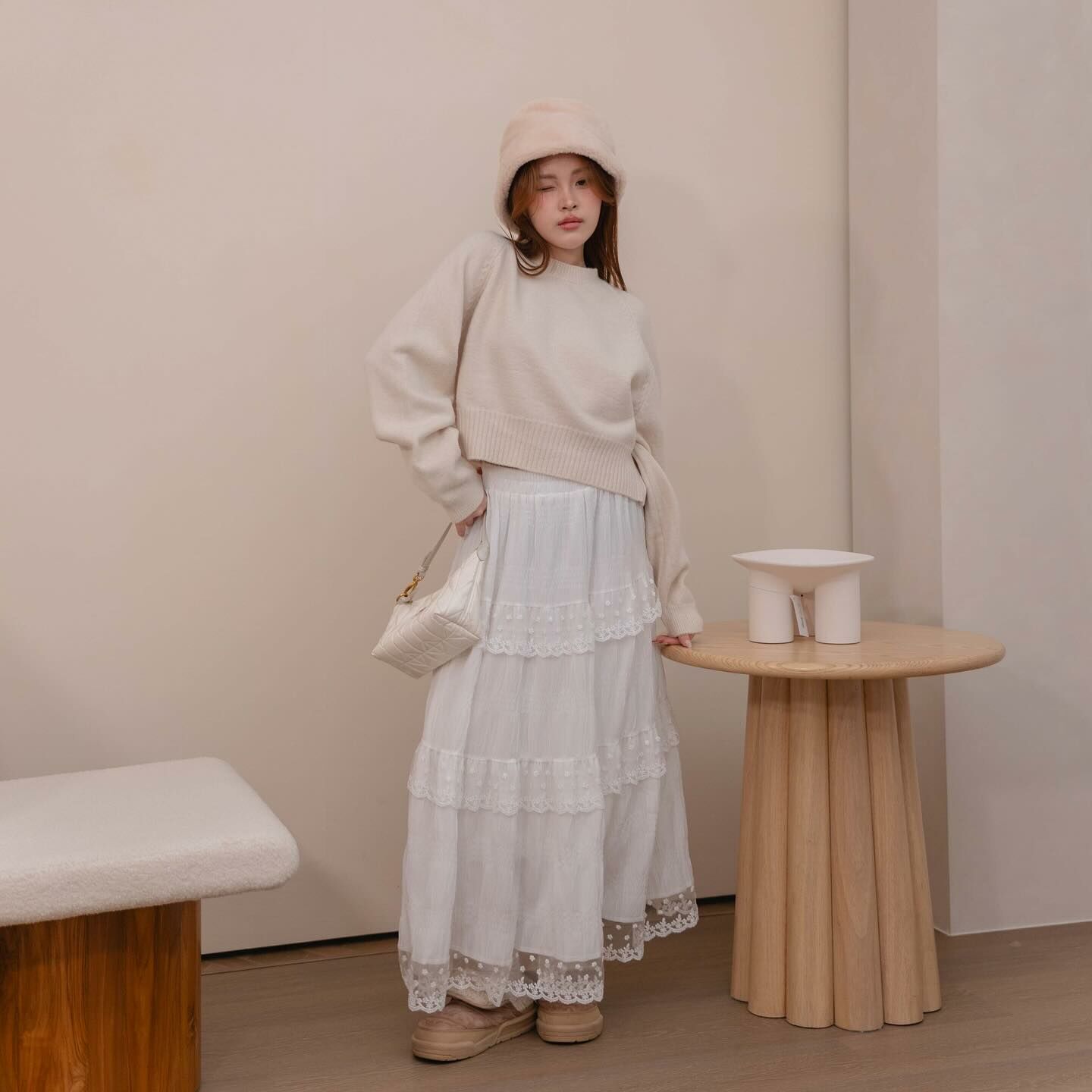 Kimmame - Sweet Lace 半截長裙