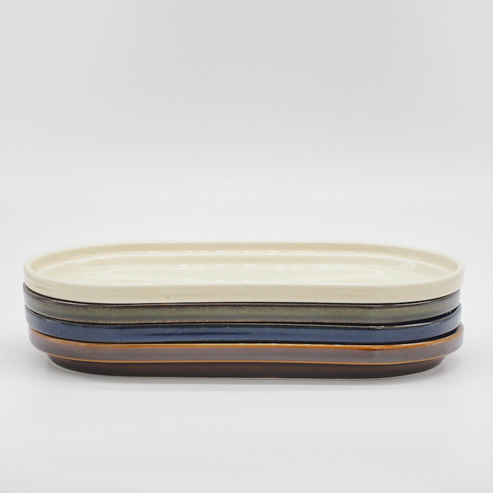 Smith復古系列 美濃燒 橢圓盤｜日本Chips Inc.
