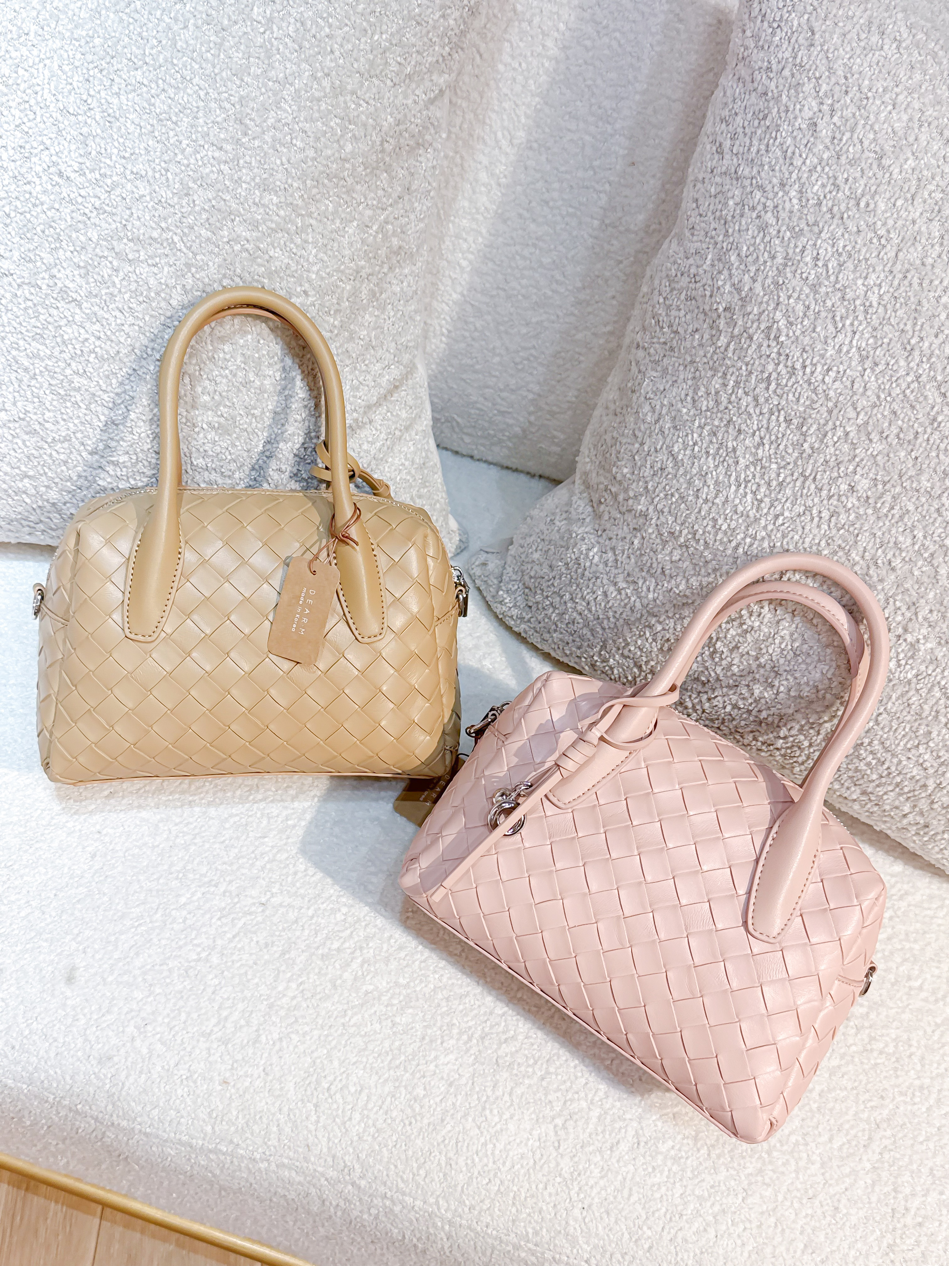 ♥編織牛皮小包包