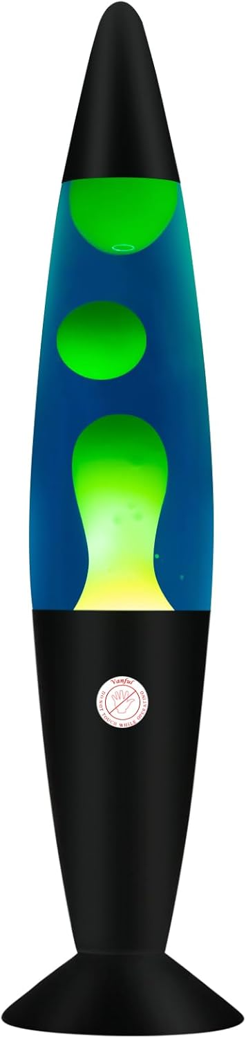 Lava Lamp - 美國鋁鈦合金新款黑紫 / 化學綠熔岩燈 40cm