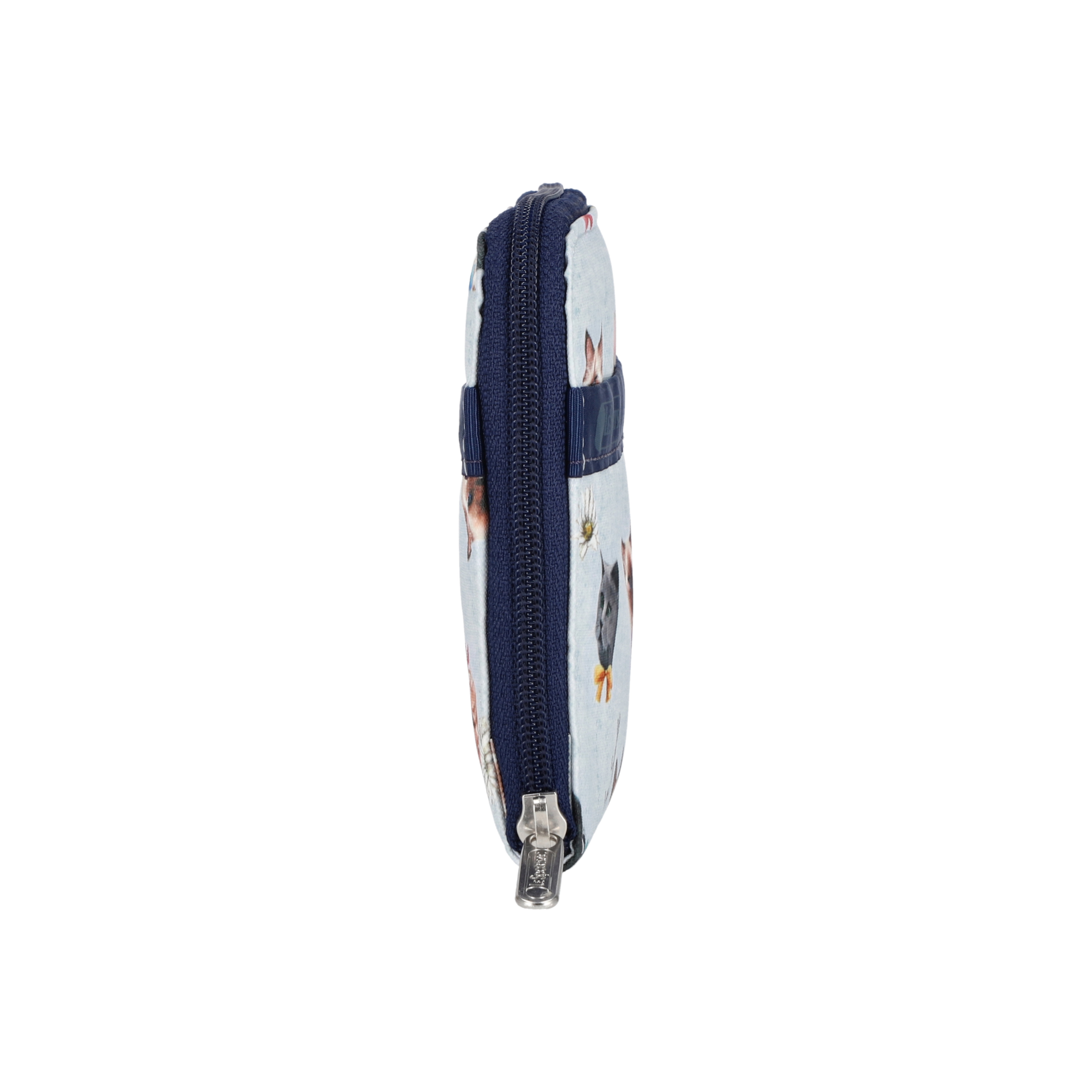 ★LeSportsac★ Playful Cats Sky Blue Compact Zip Wallet 1020 COMPACT ZIP WALLET (PLAYFUL CATS SKY BLUE)