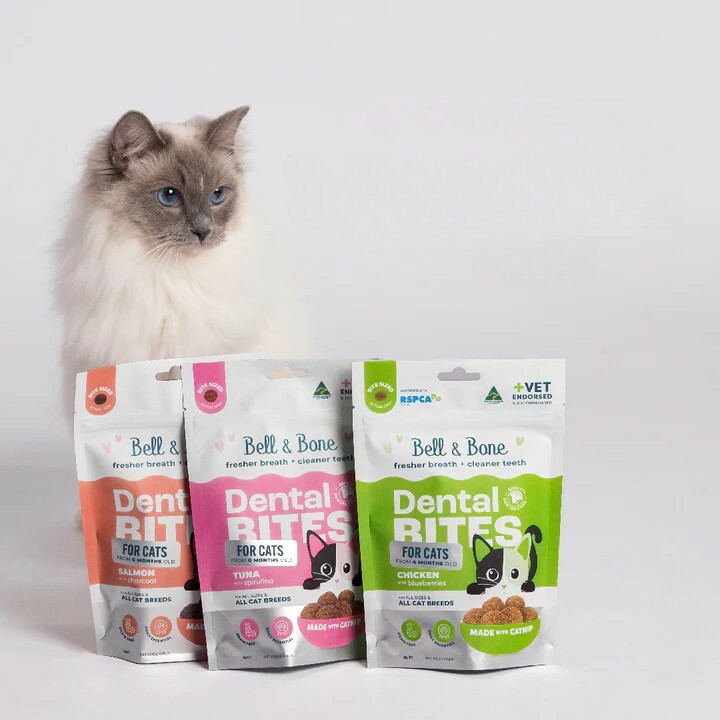 Bell & Bone 貓貓系列 天然潔齒粒 80g