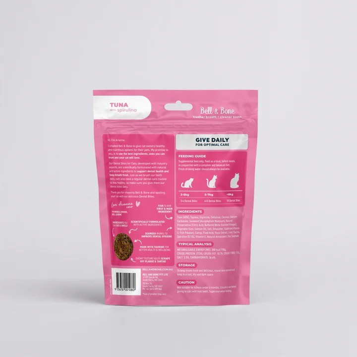 Bell & Bone 貓貓系列 天然潔齒粒 80g